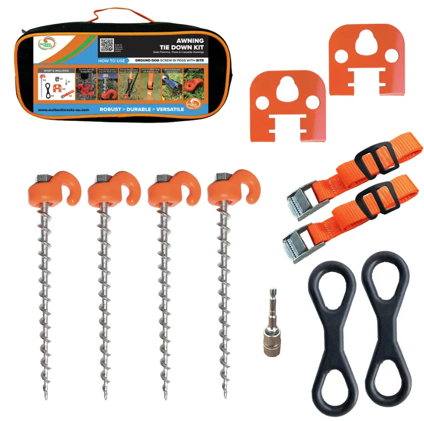 CASSETTE AWNING TIE DOWN KIT