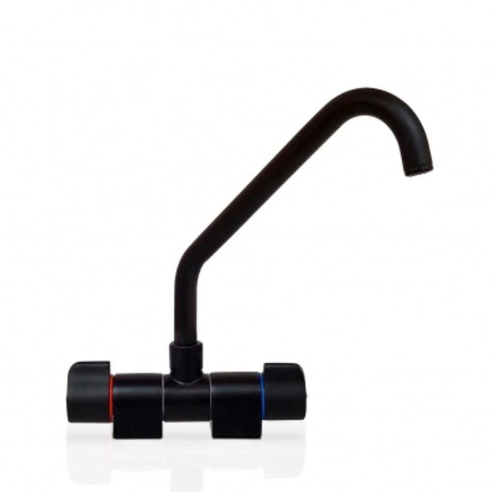 BARKA DBL HANDLE FOLD DOWN J SPOUT MIXER (Pick 2 Parts)