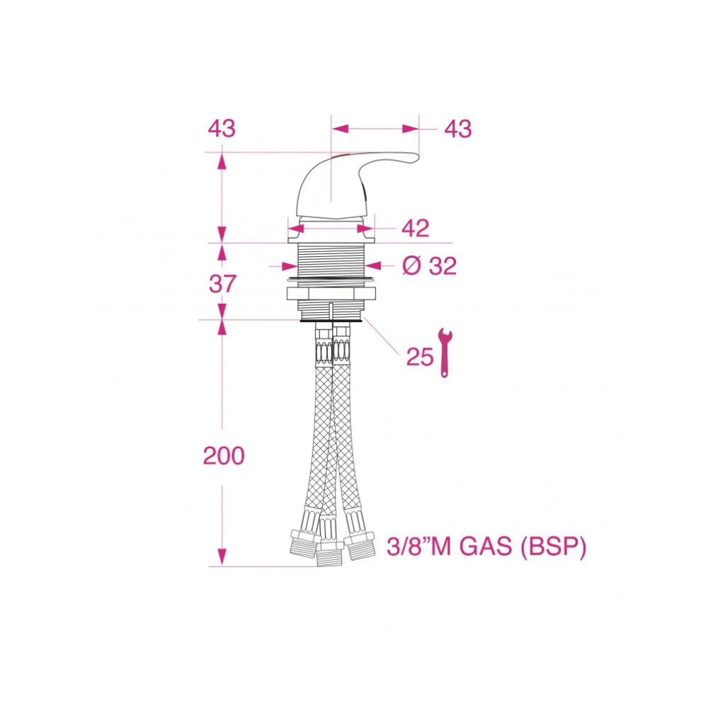 BARKA MINI HANDLE SHOWER MIXER - Image 5