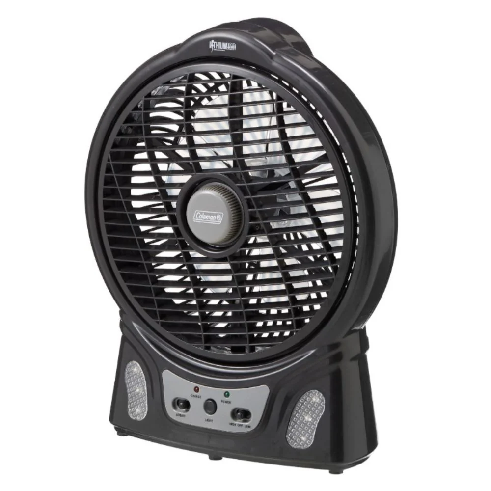 COLEMAN RECHARGEABLE FAN WITH LED