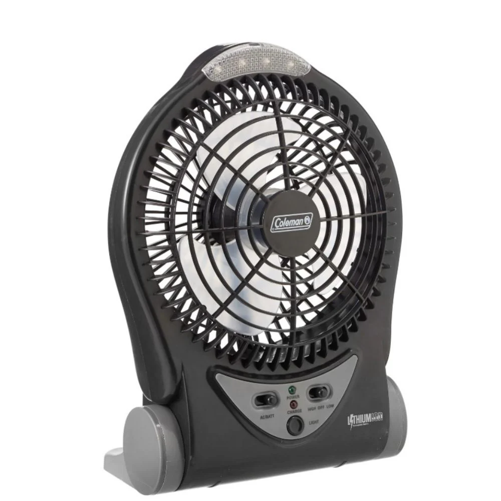 COLEMAN RECHARGEABLE FAN WITH LED