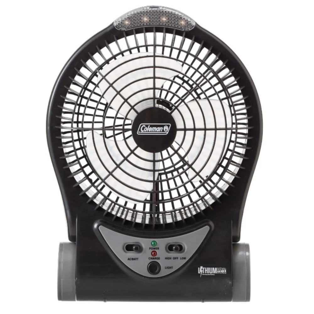 COLEMAN RECHARGEABLE FAN WITH LED - Image 2