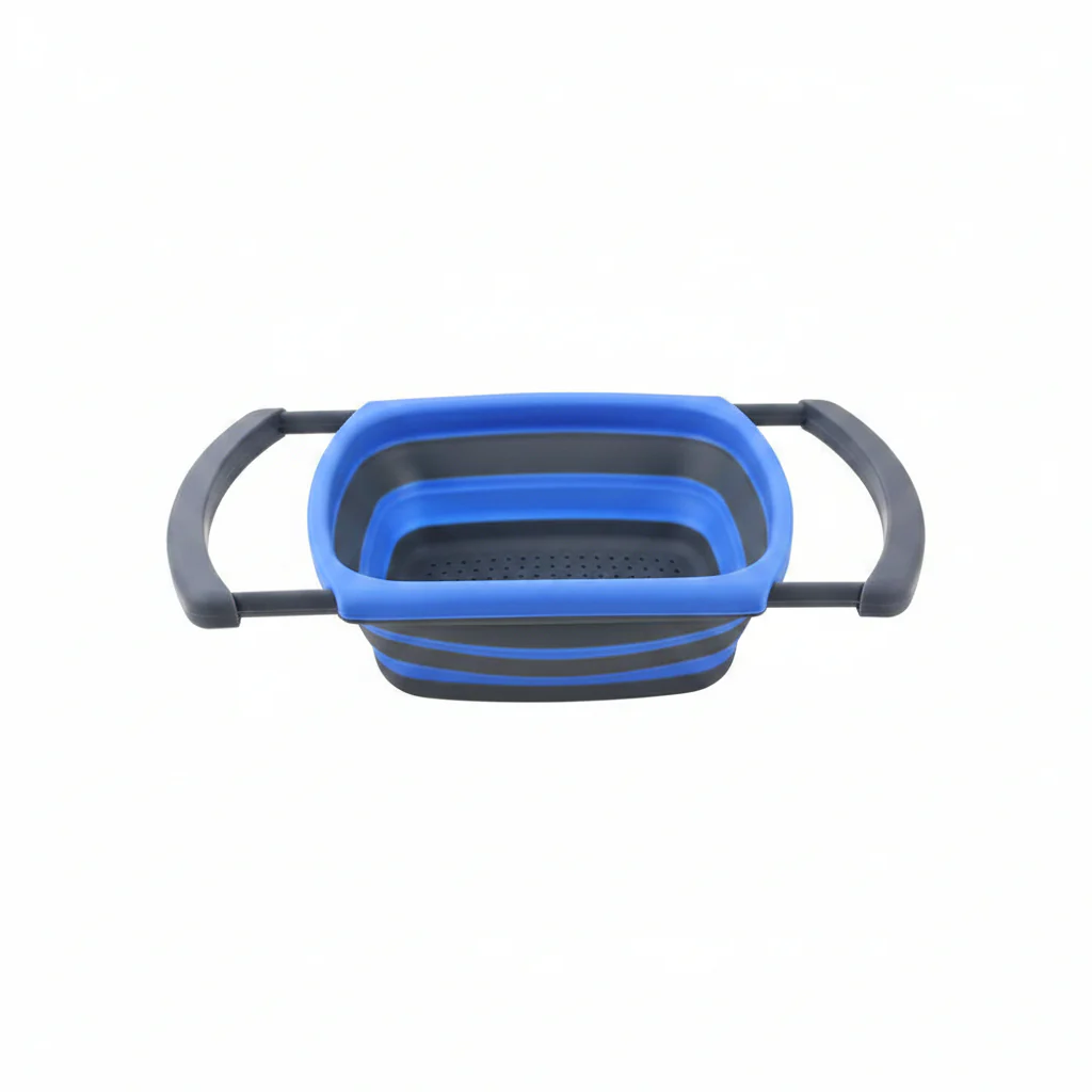 COLLAPSIBLE SINK COLANDER BLUE