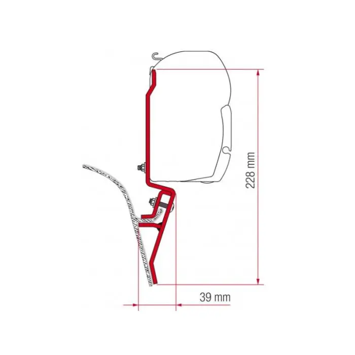 FIAMMA F45 T3 BRACKET KIT
