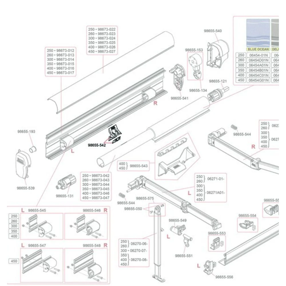 FIAMMA RAFTER FIXING KIT - Image 3