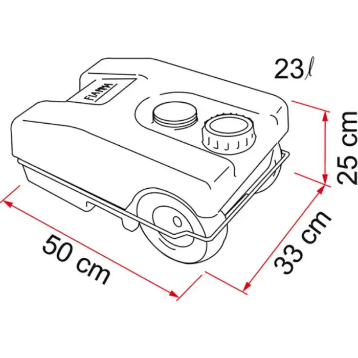 FIAMMA ROLL-TANK 23 LITRE - Image 2