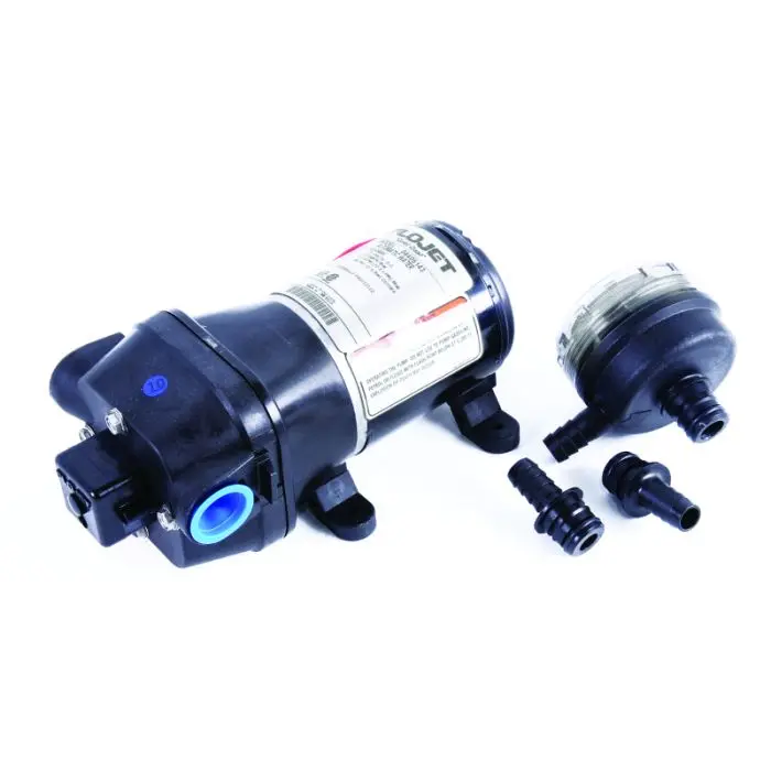 FLOJET 12V PUMP &FILTER-1/2BRB