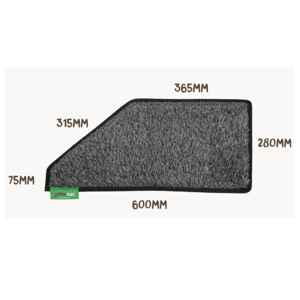 MUK MAT ANGLED CARAVAN STEP DARK GREY 60 X 28.5cm - Image 2