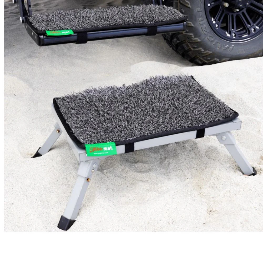 MUK MAT PORTABLE CARAVAN STEP DARK GREY 48 x 30 - Image 2