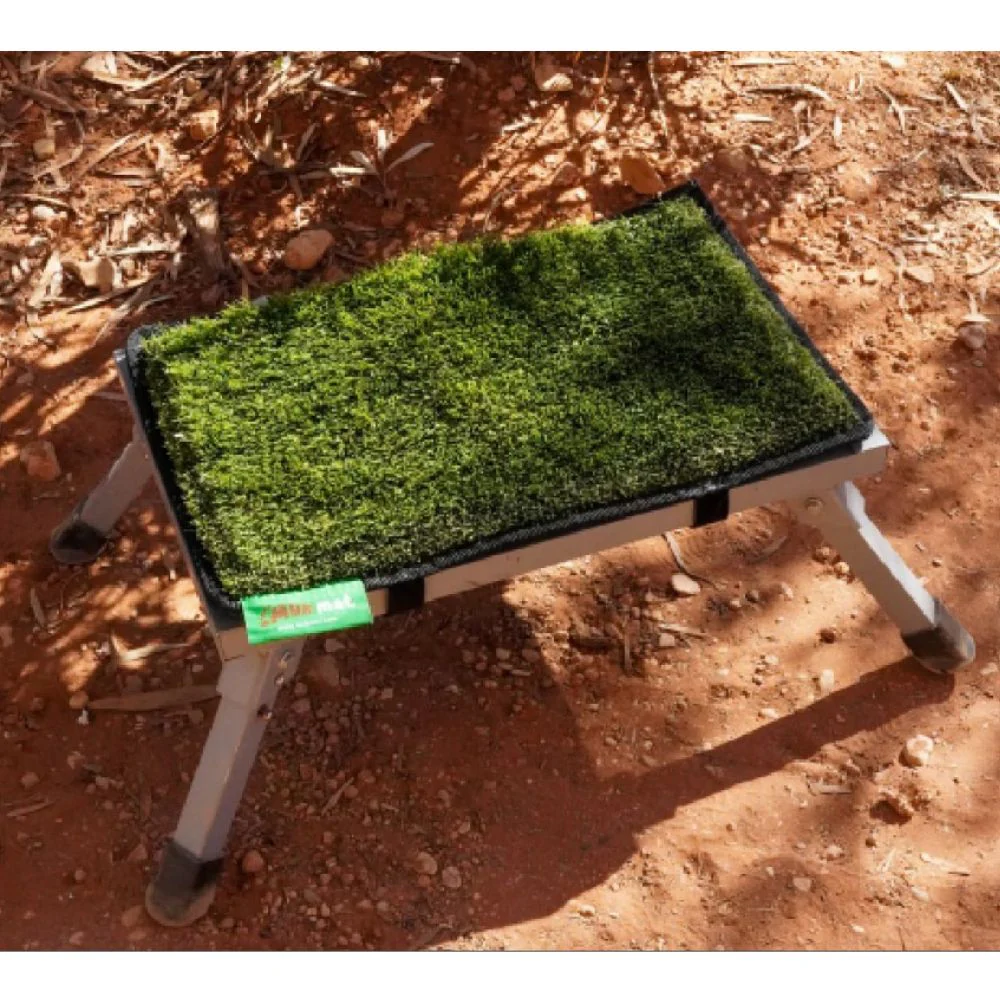 MUK MAT PORTABLE CARAVAN STEP GREEN 48 x 30 - Image 2