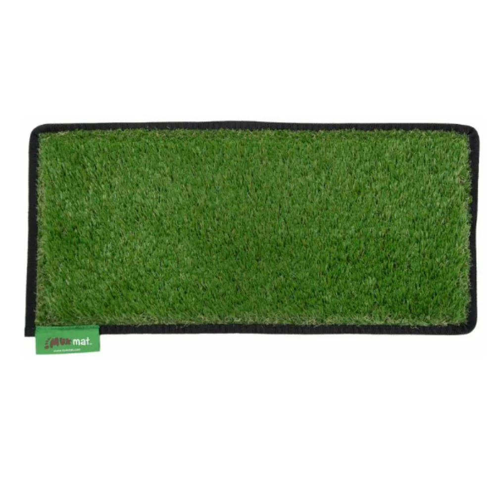 MUK MAT RECTANGLE CARAVAN STEP GREEN 28.5 X 60CM