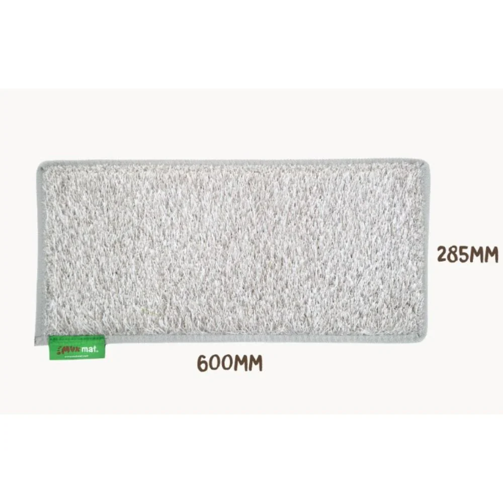 MUK MAT RECTANGLE CARAVAN STEP LIGHT GREY 28.5 X 60CM - Image 2
