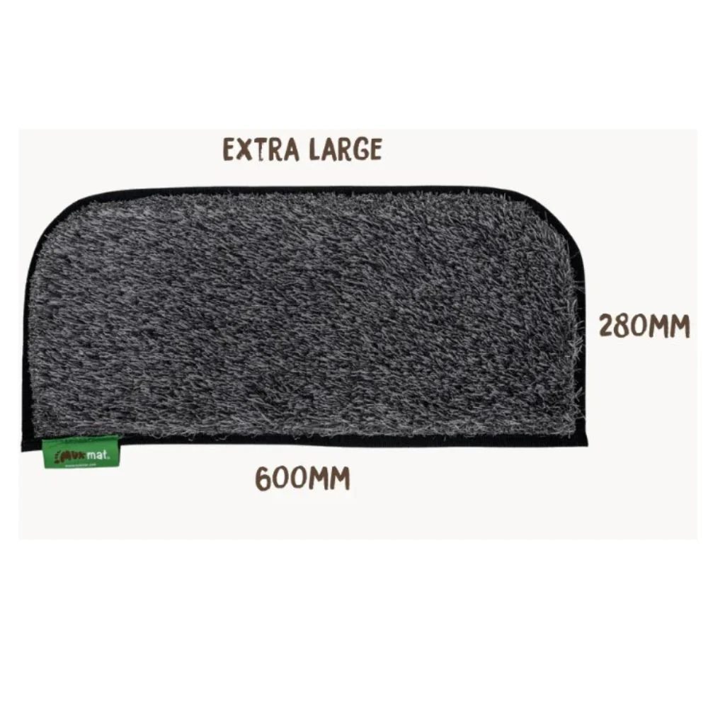 MUK MAT ROUNDED CARAVAN STEP DARK GREY EXTRA LARGE 28 X 60cm - Image 2