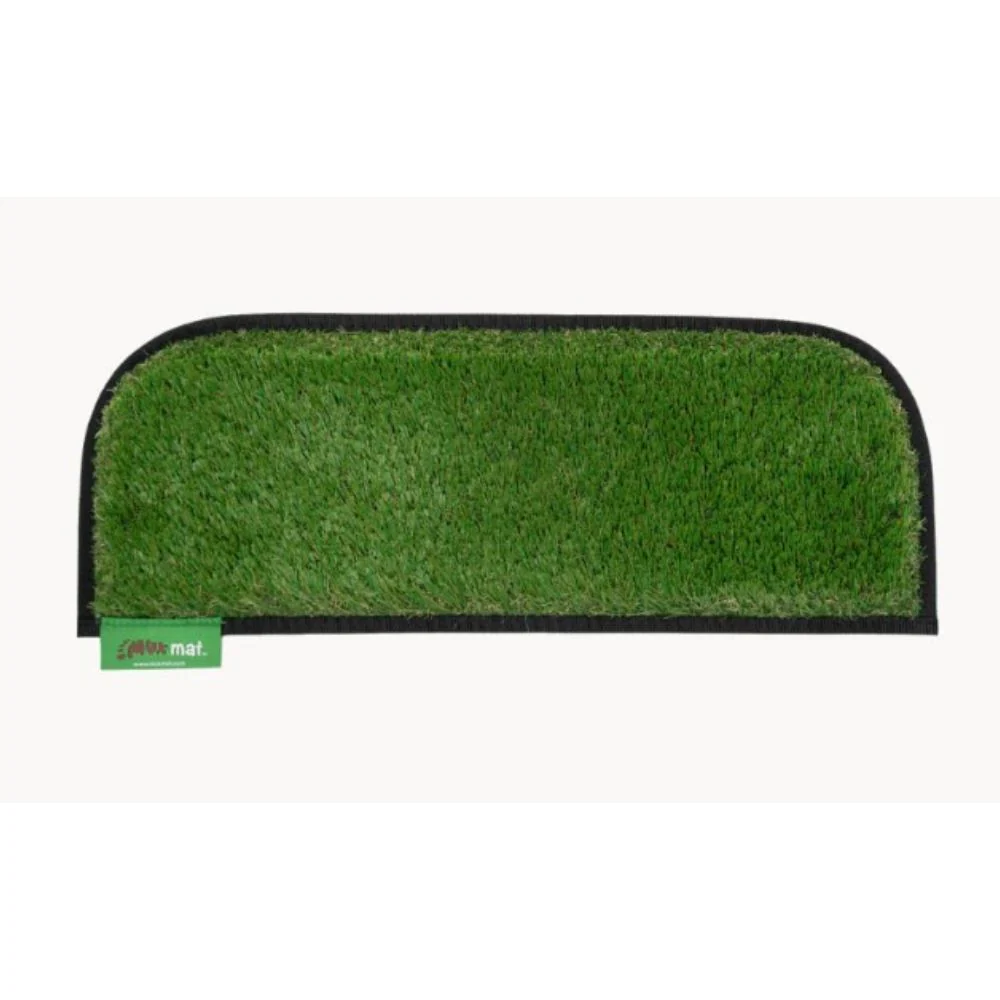 MUK MAT ROUNDED CARAVAN STEP GREEN MEDUIM 26 X 58CM