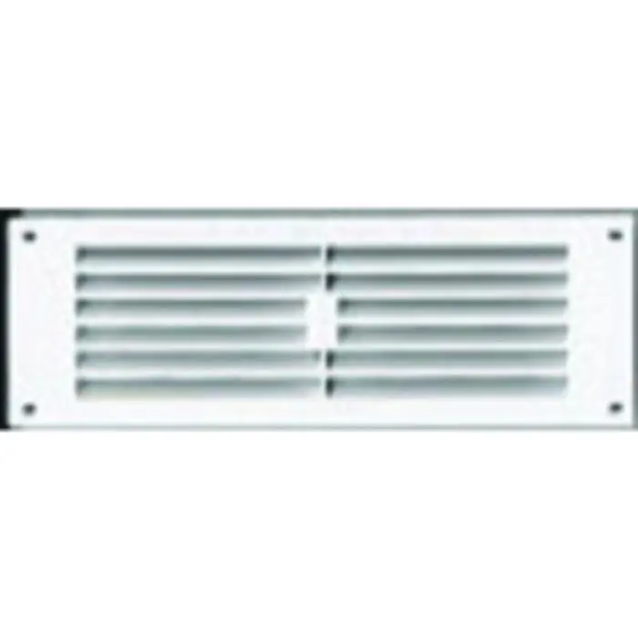 PLASTC LOUVRE VENT 125X260 BLK