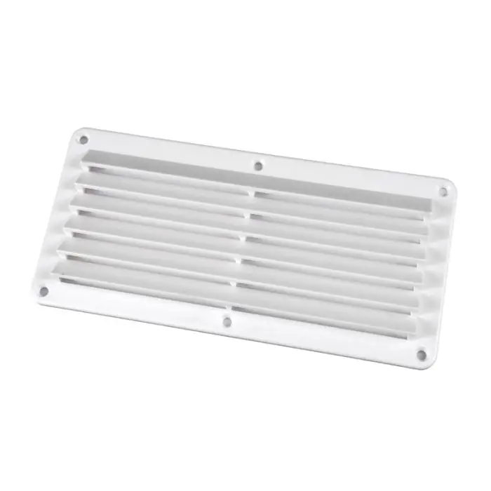 PLASTC LOUVRE VENT 125X260 WHT