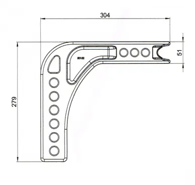 HAYMAN REESE DROP SHANK 95MM - Image 2