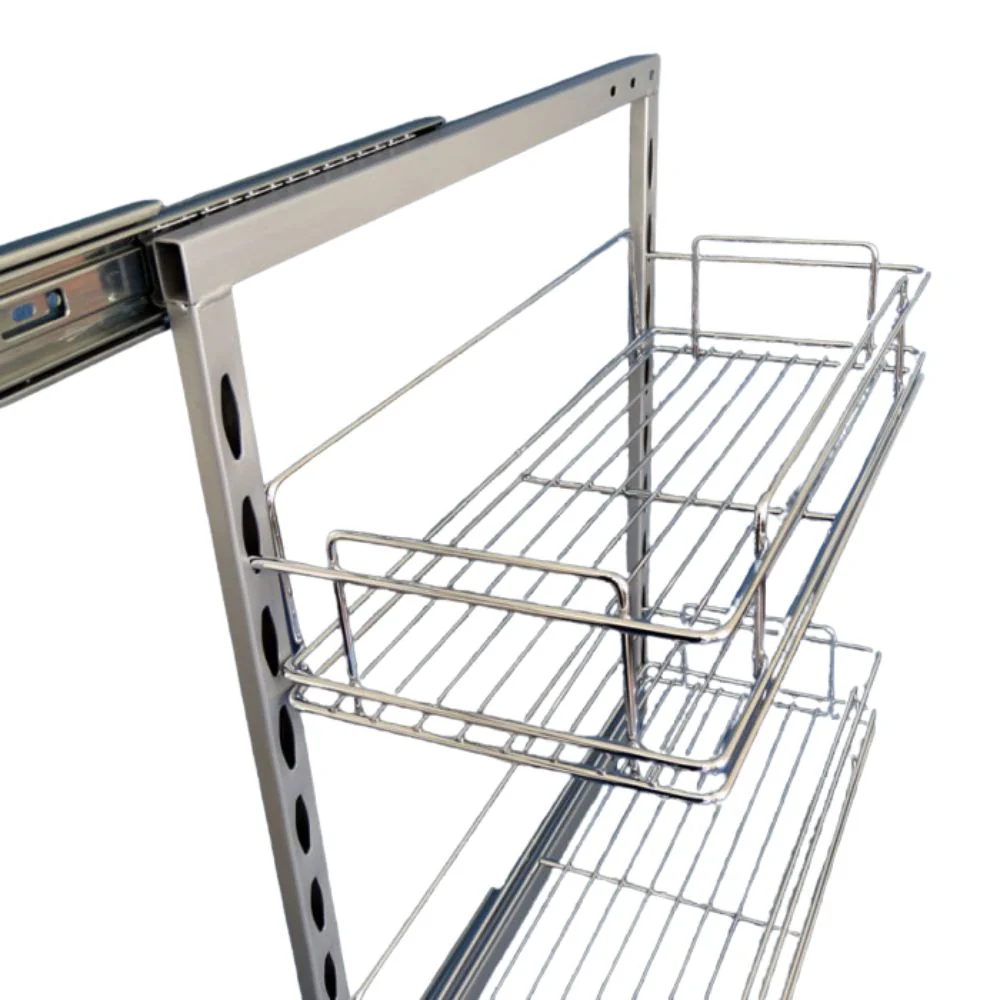 ROLLOUT PANTRY & 2 x 200MM BASKETS /Frame / brackets - Image 2