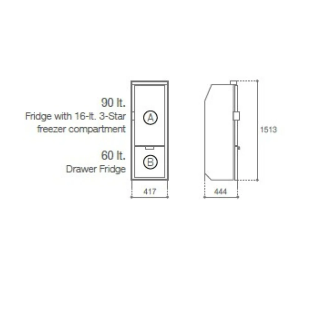 VITRI SLIM150 CHR DX BLACK - Image 3