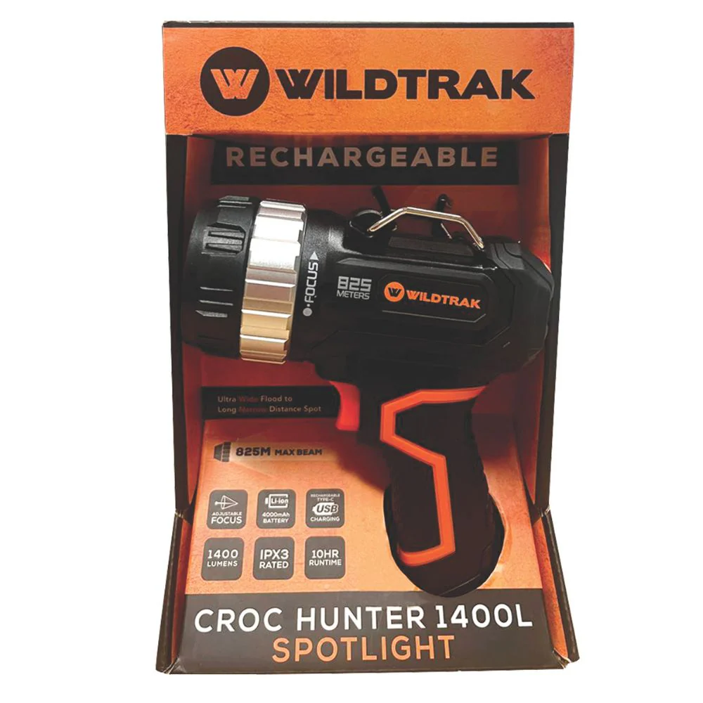 WILDTRAK CROCHUNTER 1400L RECHARGEABLE SPOTLIGHT - Image 4