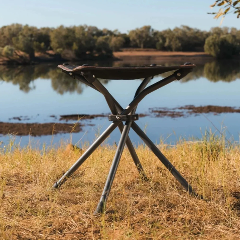 FOLDING CAMP STOOL 120KG RATING - Image 3